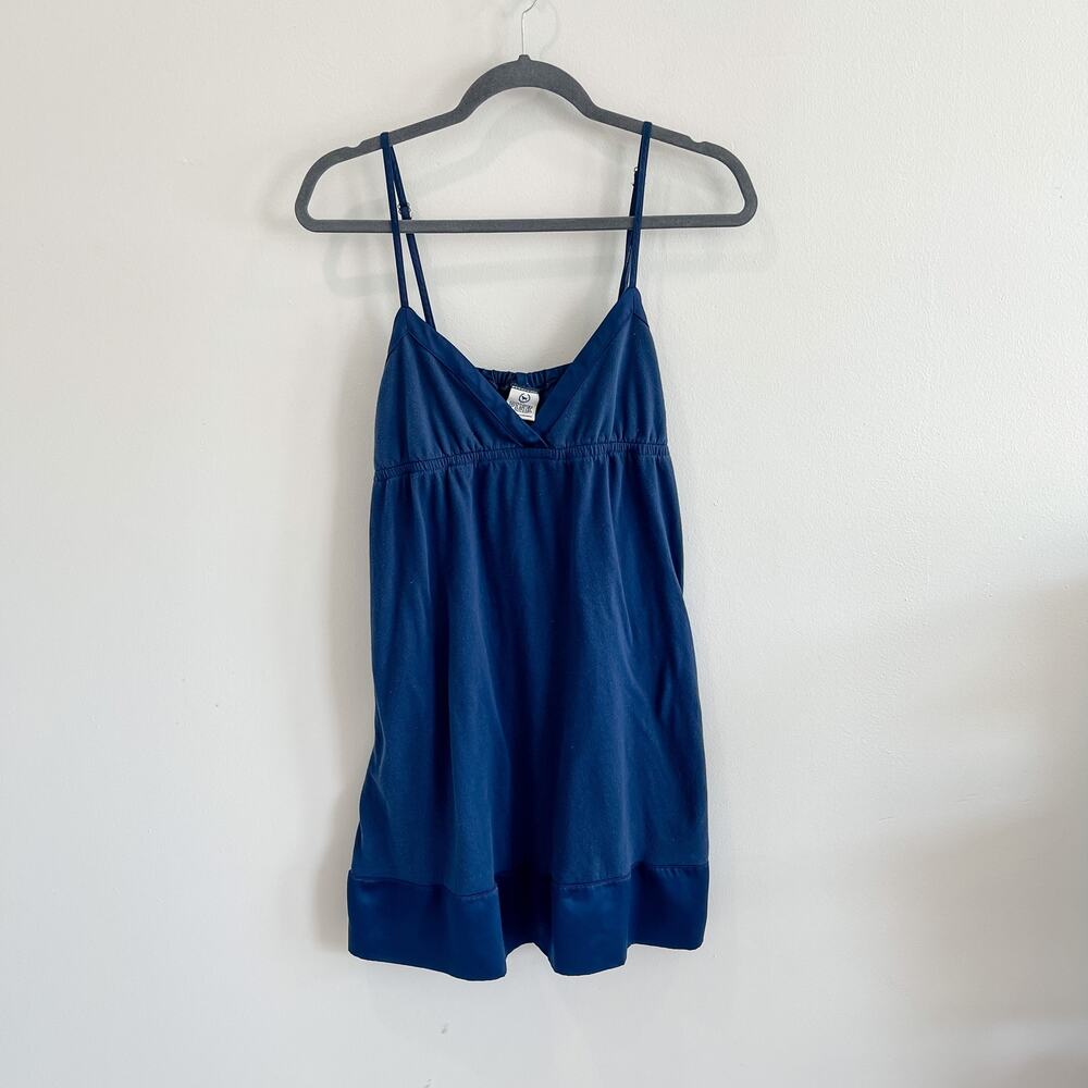 PINK Victoria’s Secret 2008 Sleep Nightgown Large Blue Cami Chemise Loungewear